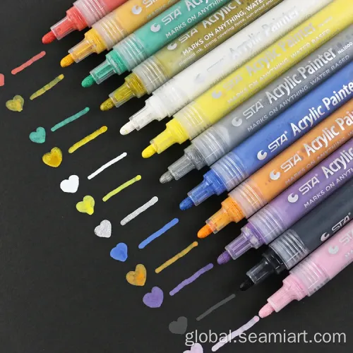 Skin Marker Pens STA Acrylic Paint Marker Pens Marcadores Supplier